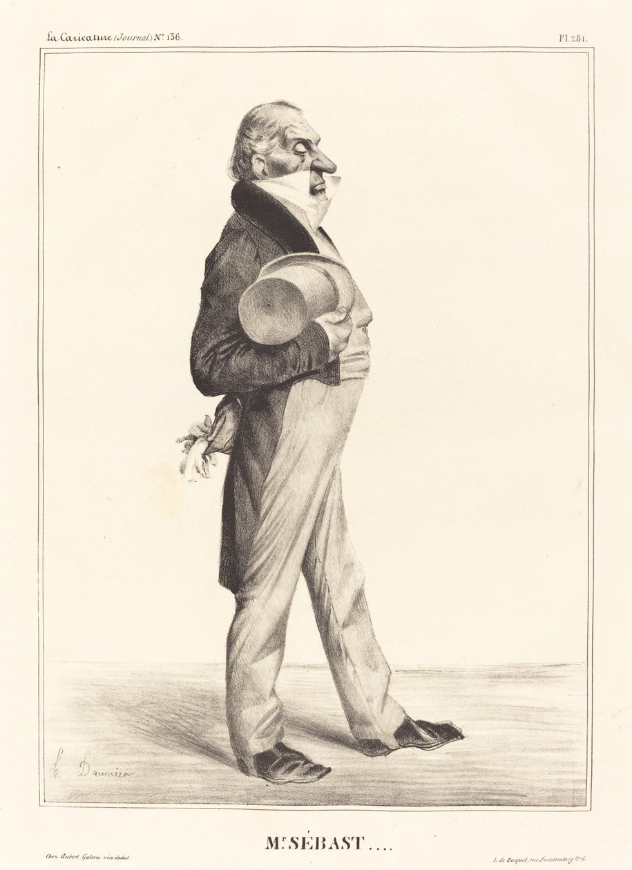 Comte Horace Sébastiani - Honoré Daumier