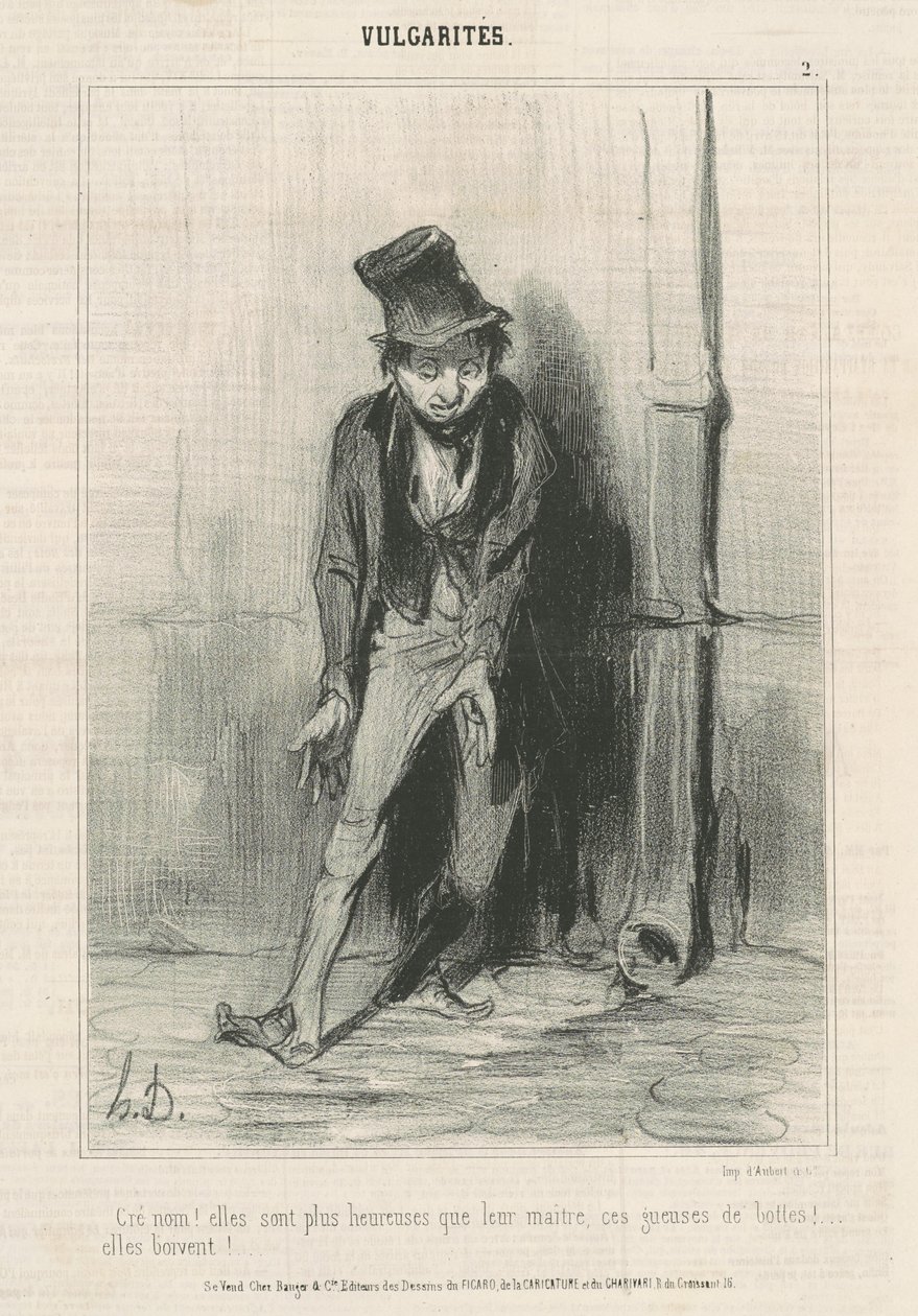 Cré nom : Elles sont plus heureuses ... - Honoré Daumier