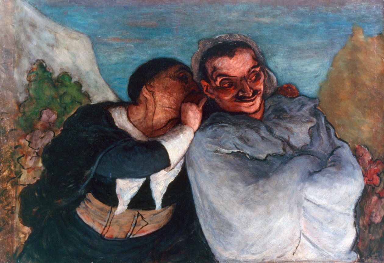 Crispin et Scapin - Honoré Daumier