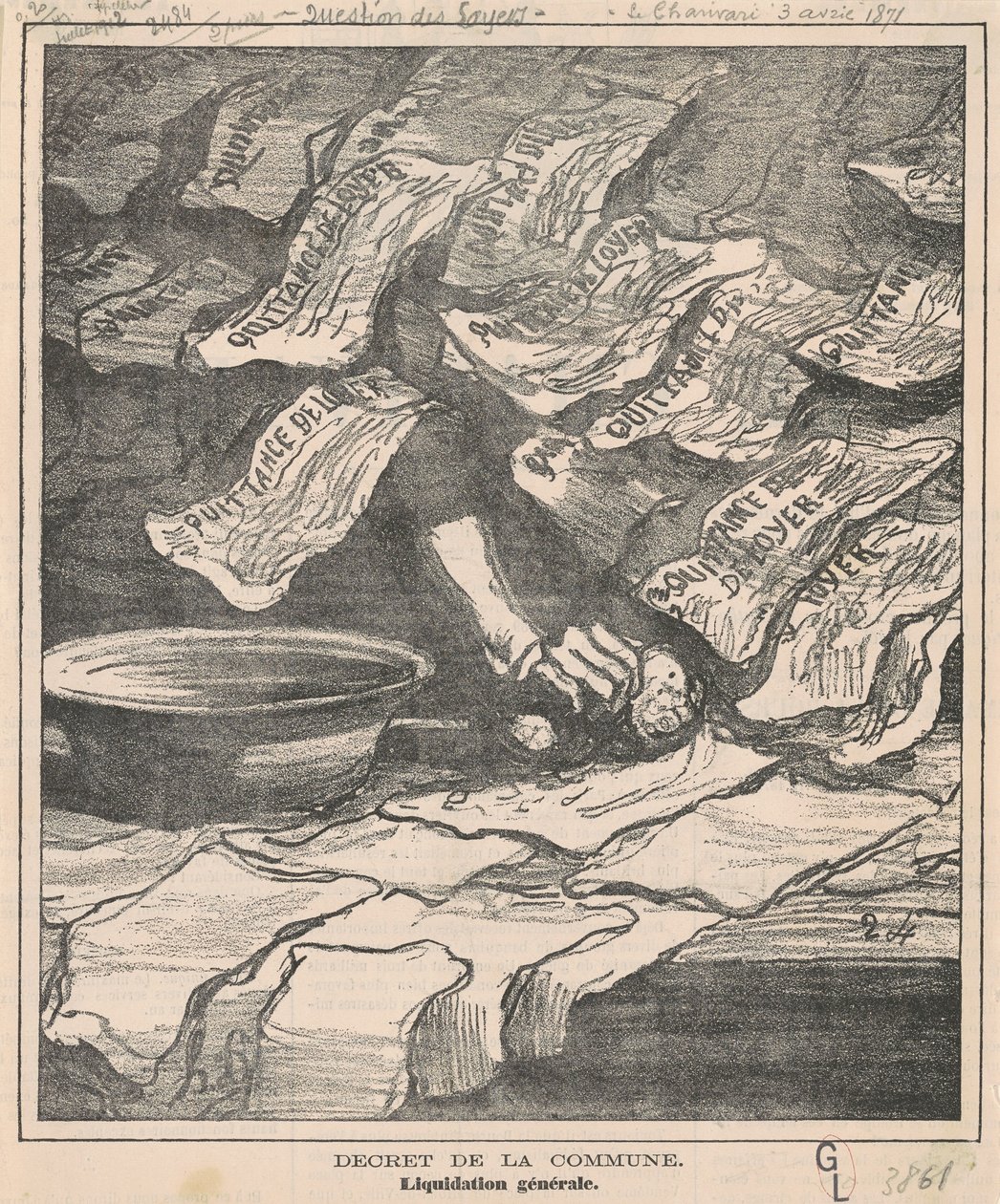 Décret de la commune - Honoré Daumier