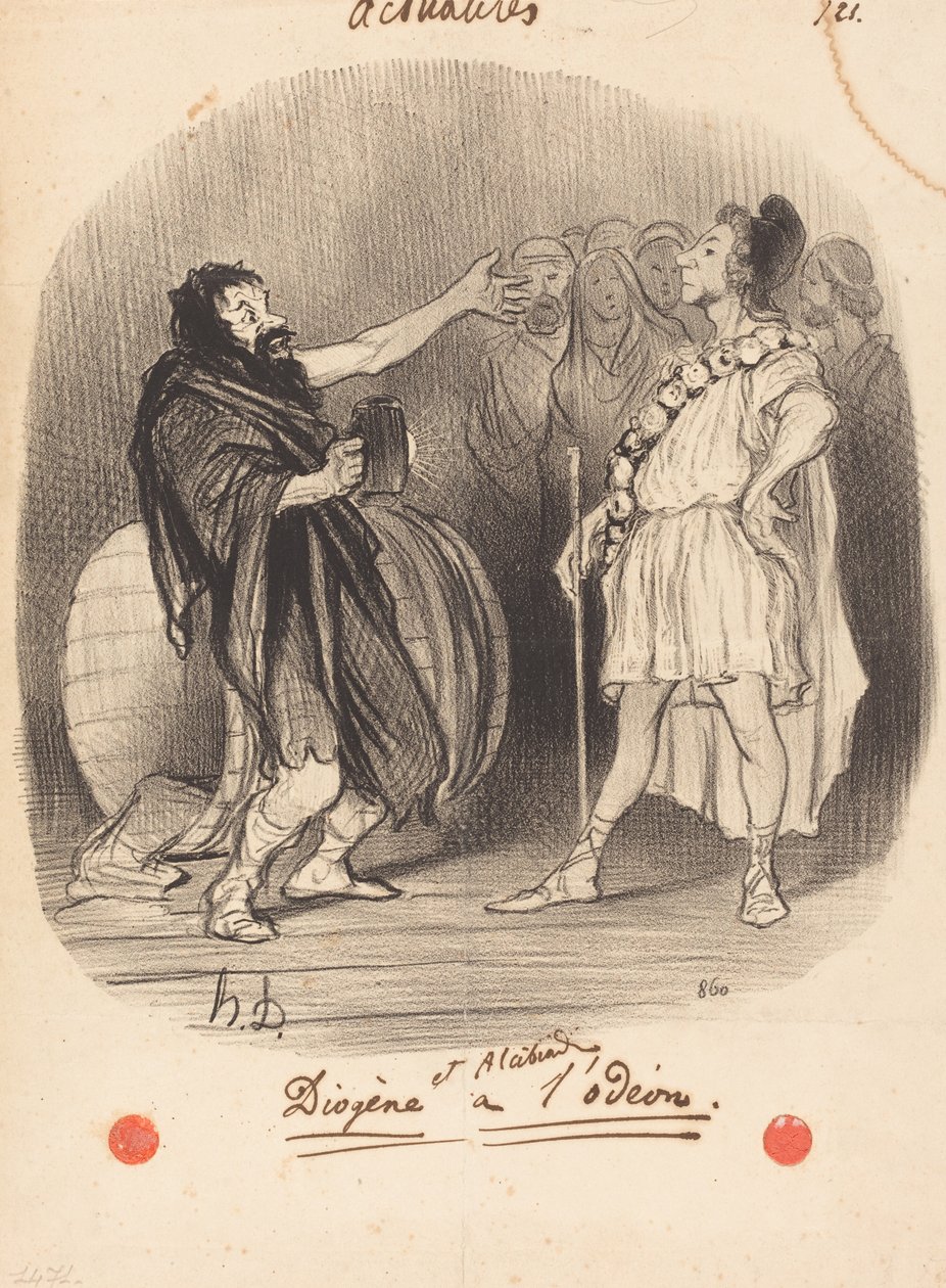 Diogène et Alcibiade à l