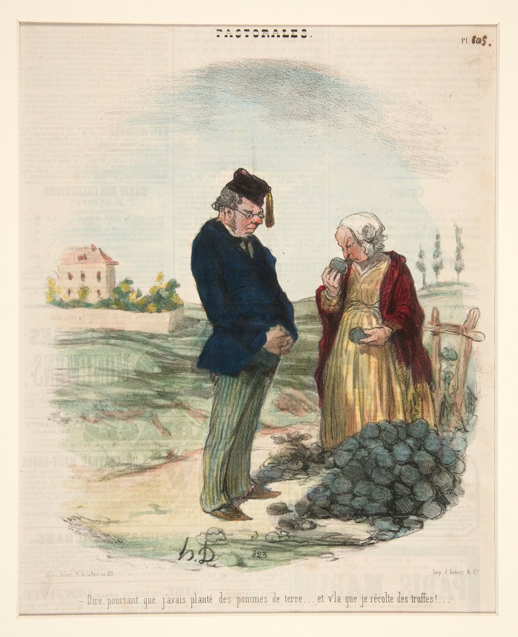 Dire pourtant que j - Honoré Daumier