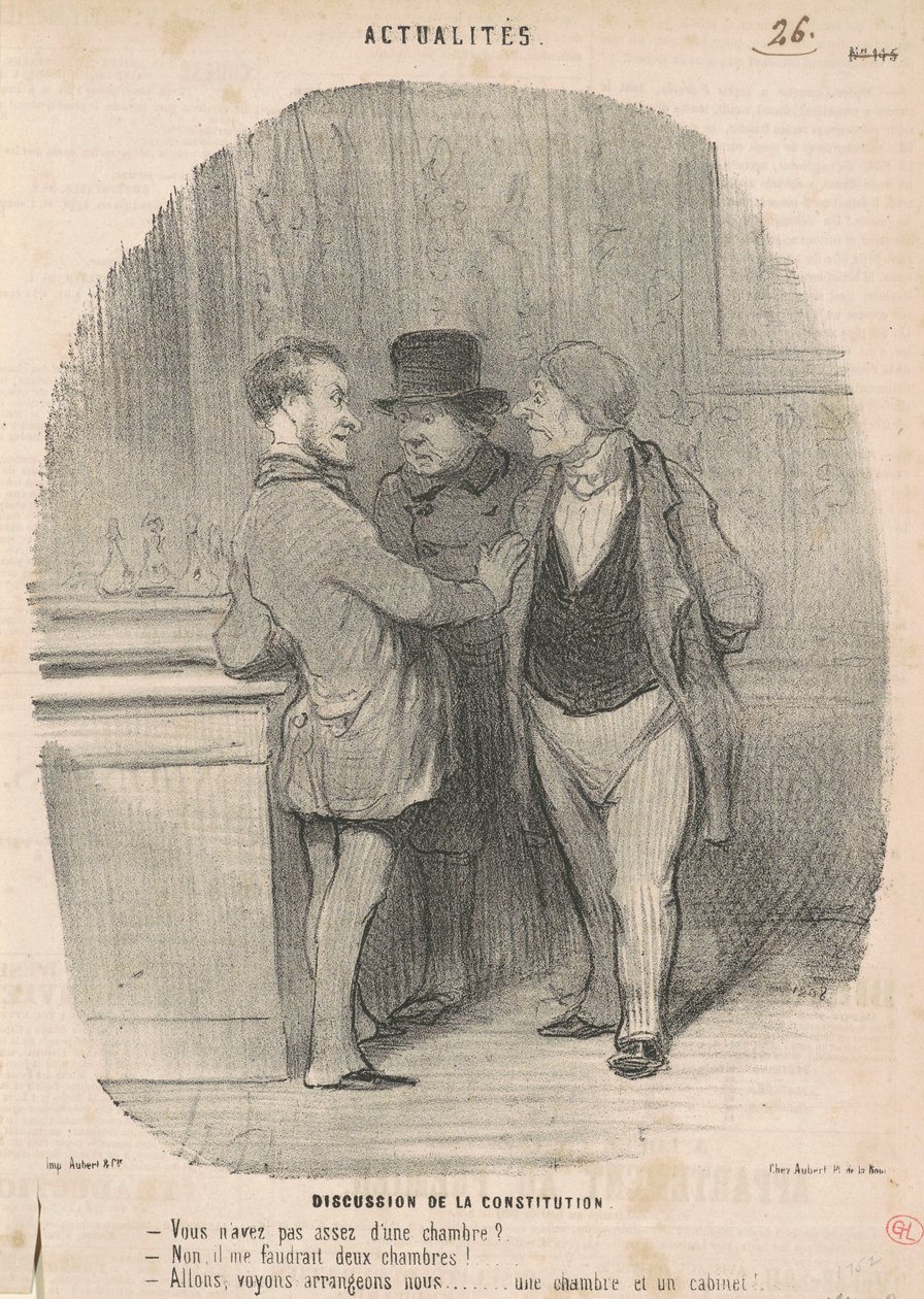 Discussion de la constitution - Honoré Daumier