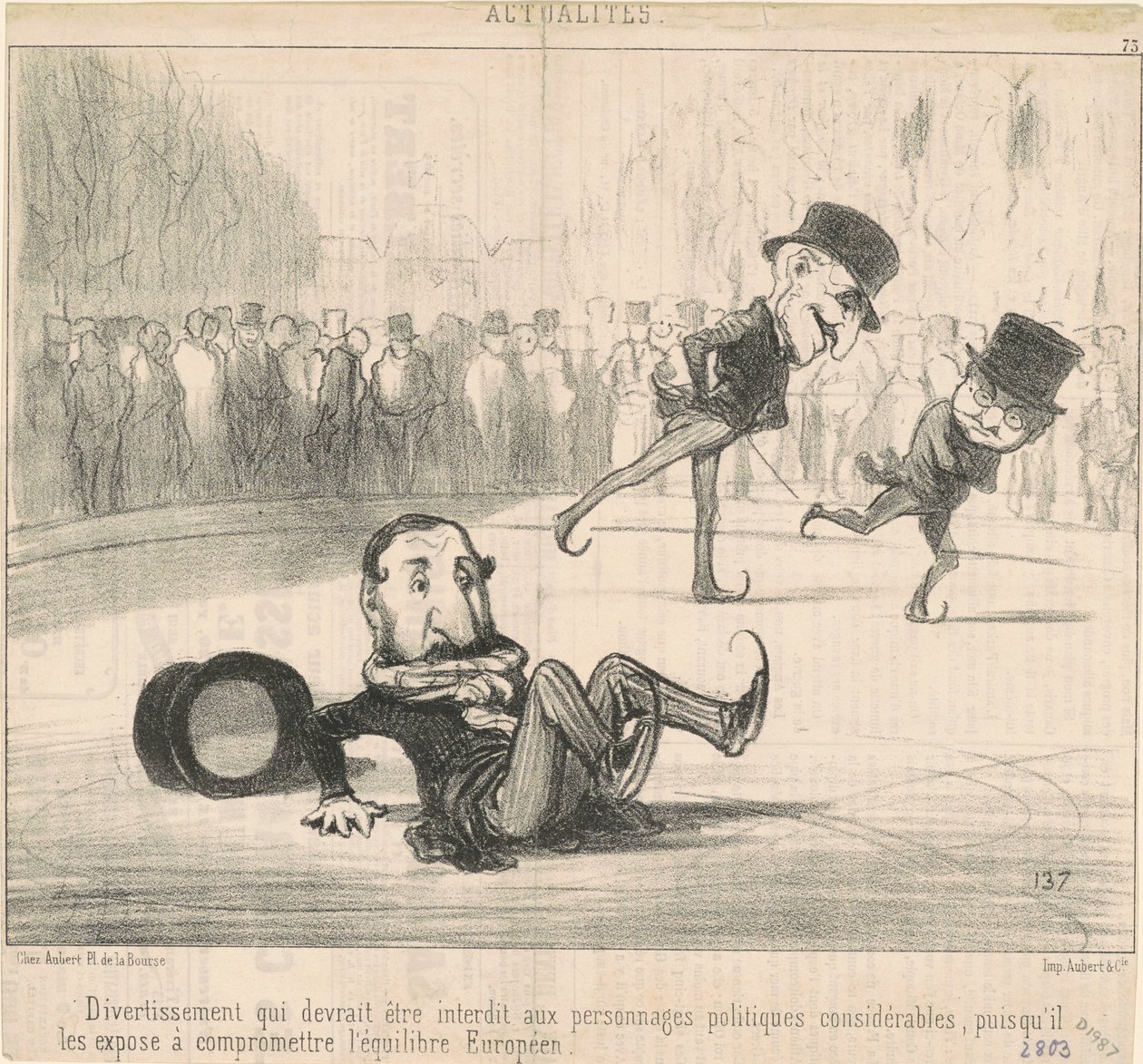 Divertissement qui devrait être interdit - Honoré Daumier