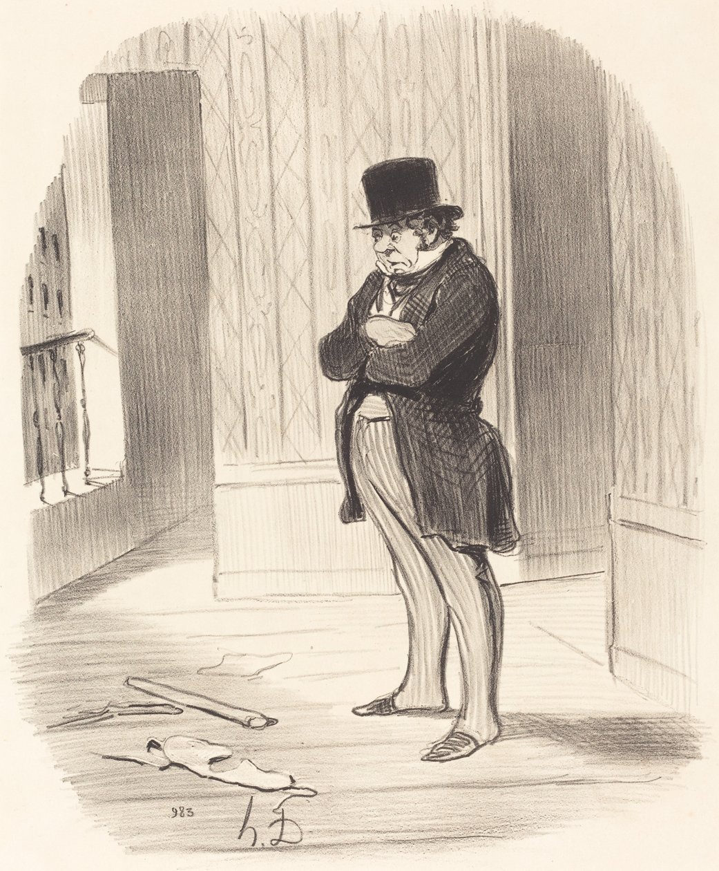Déménagé!... - Honoré Daumier