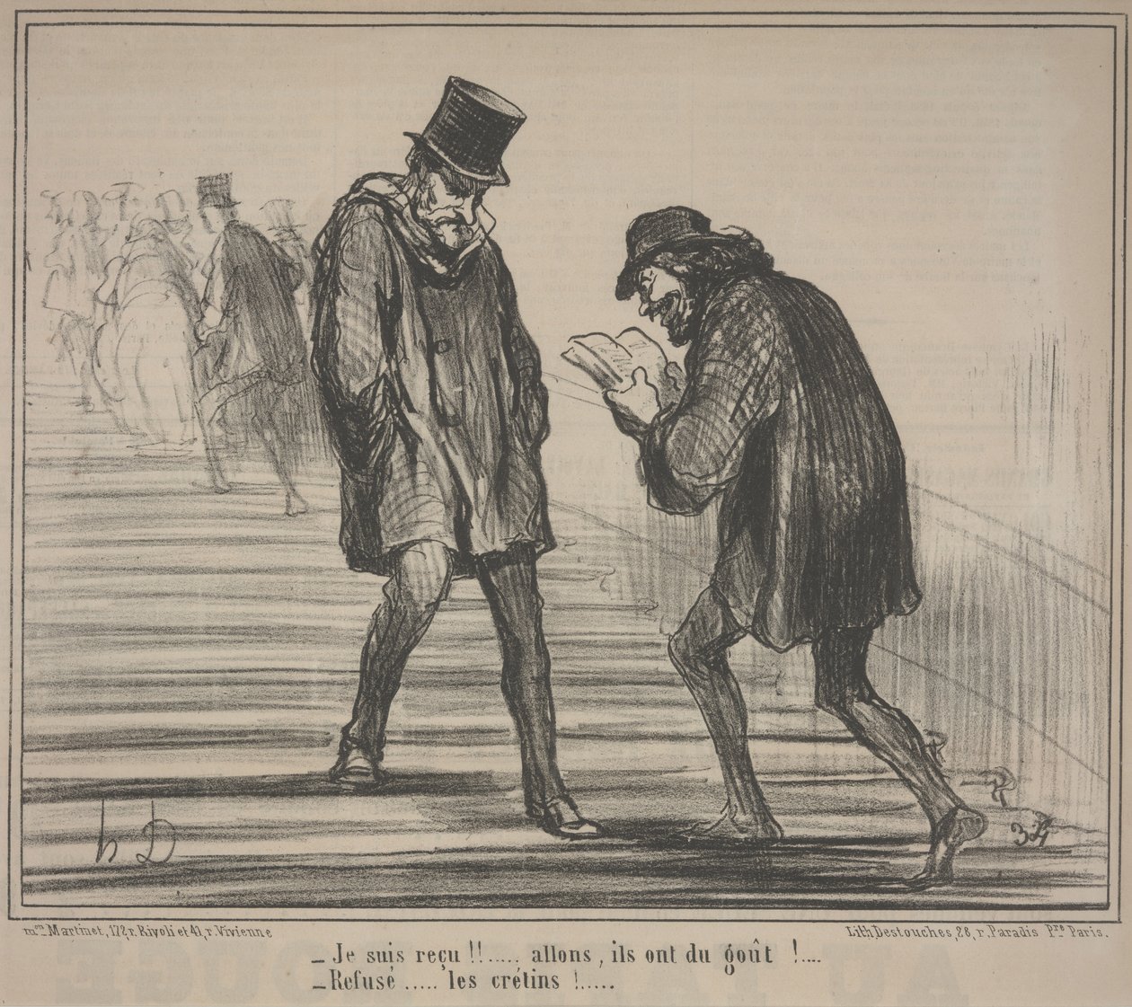 Exposition 1859, no. 5 : Je suis passé ! - Honoré Daumier
