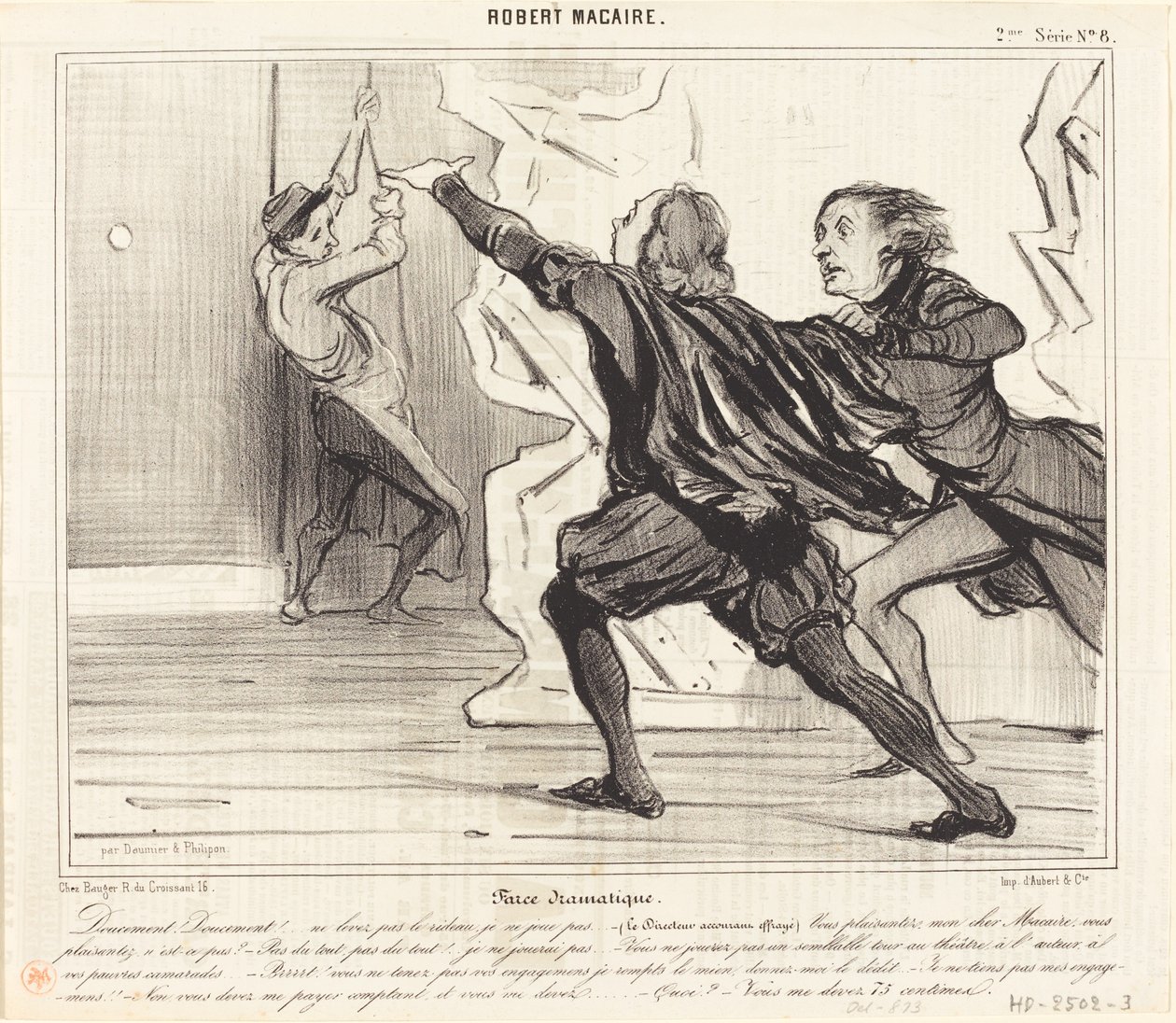 Farce dramatique - Honoré Daumier