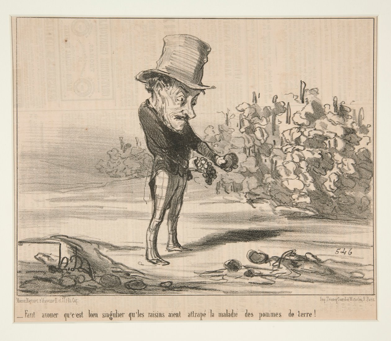 Faut avouer qu - Honoré Daumier