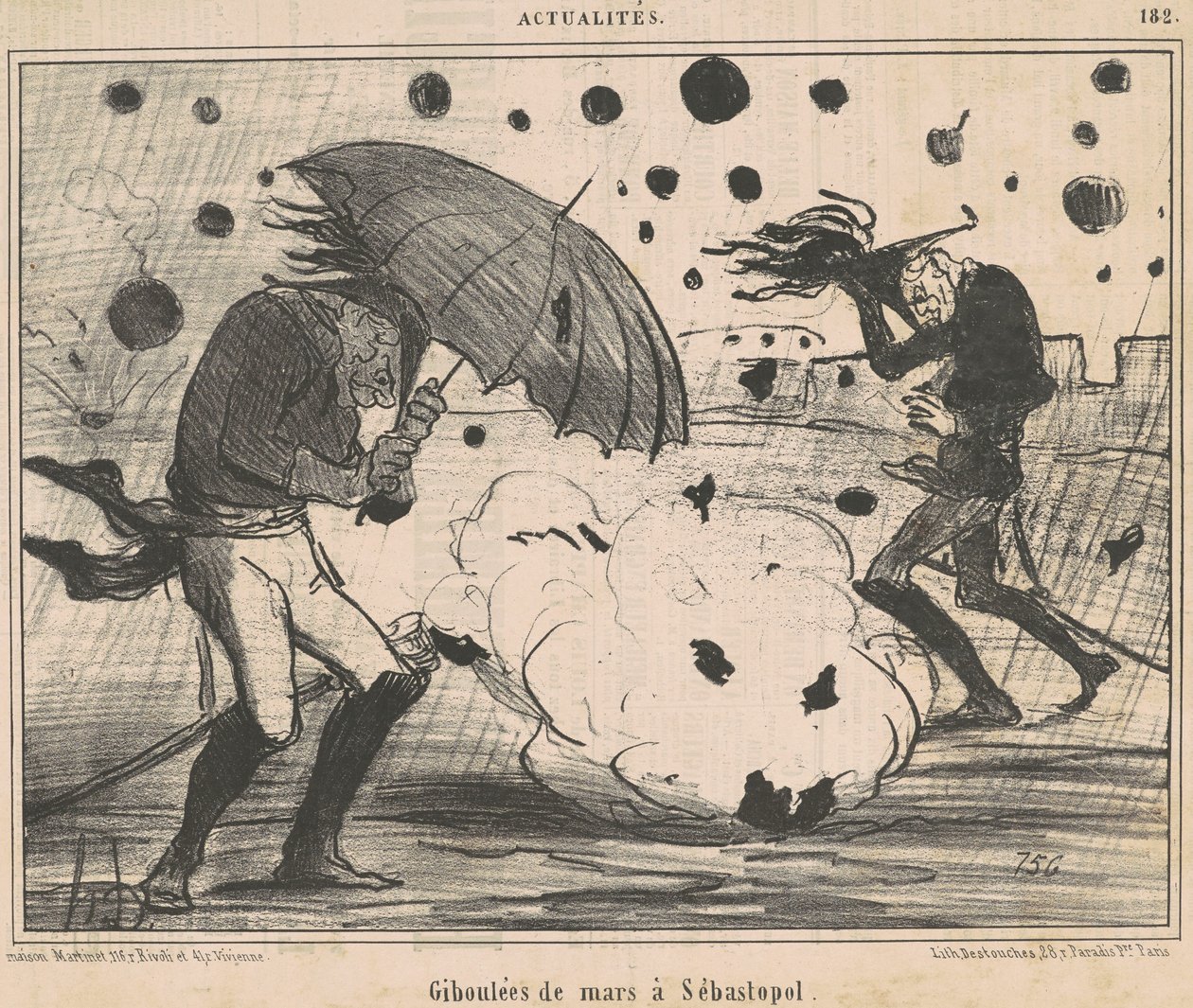Giboulées de mars à Sébastopol - Honoré Daumier