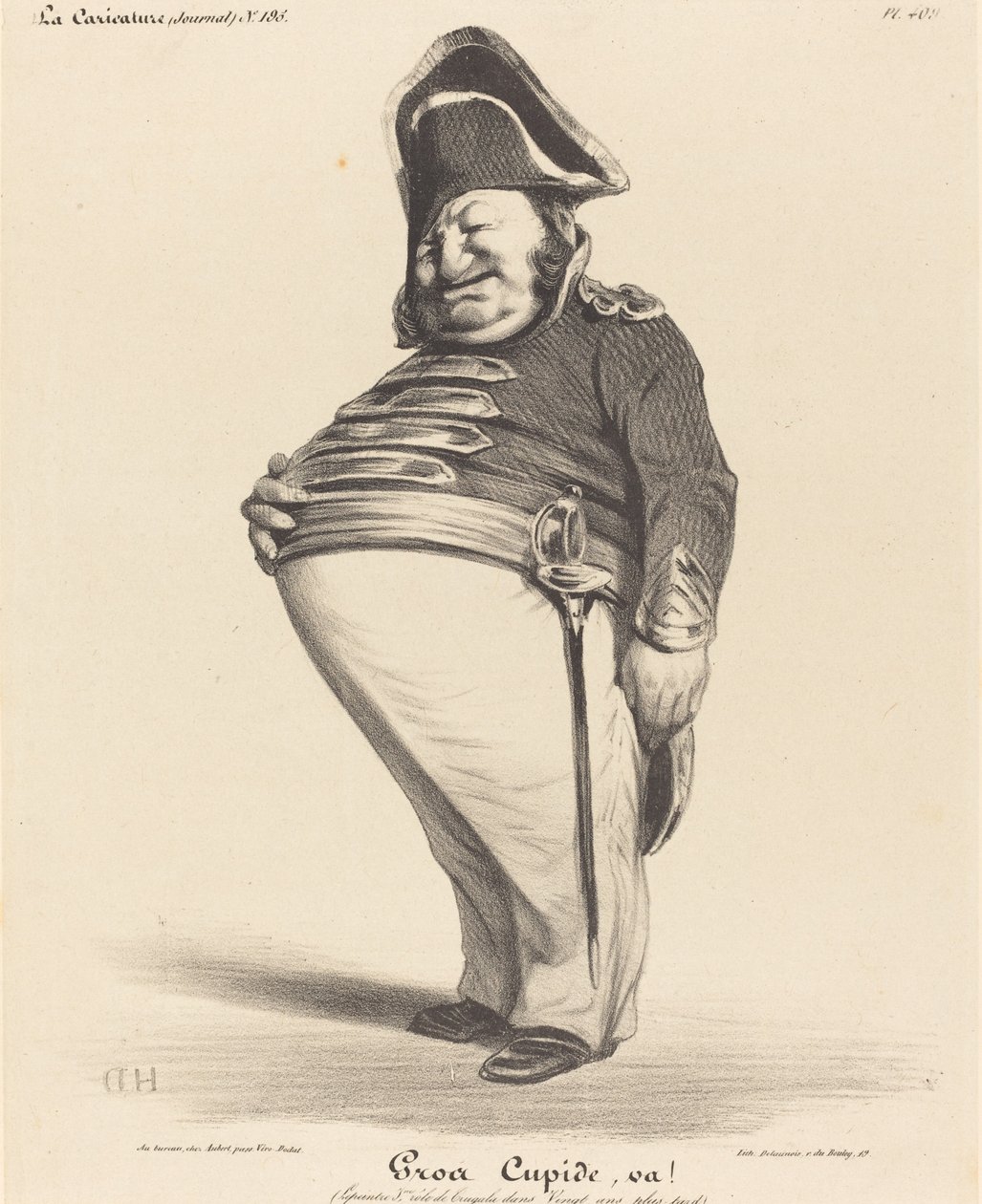 Gros Cupide, va! - Honoré Daumier