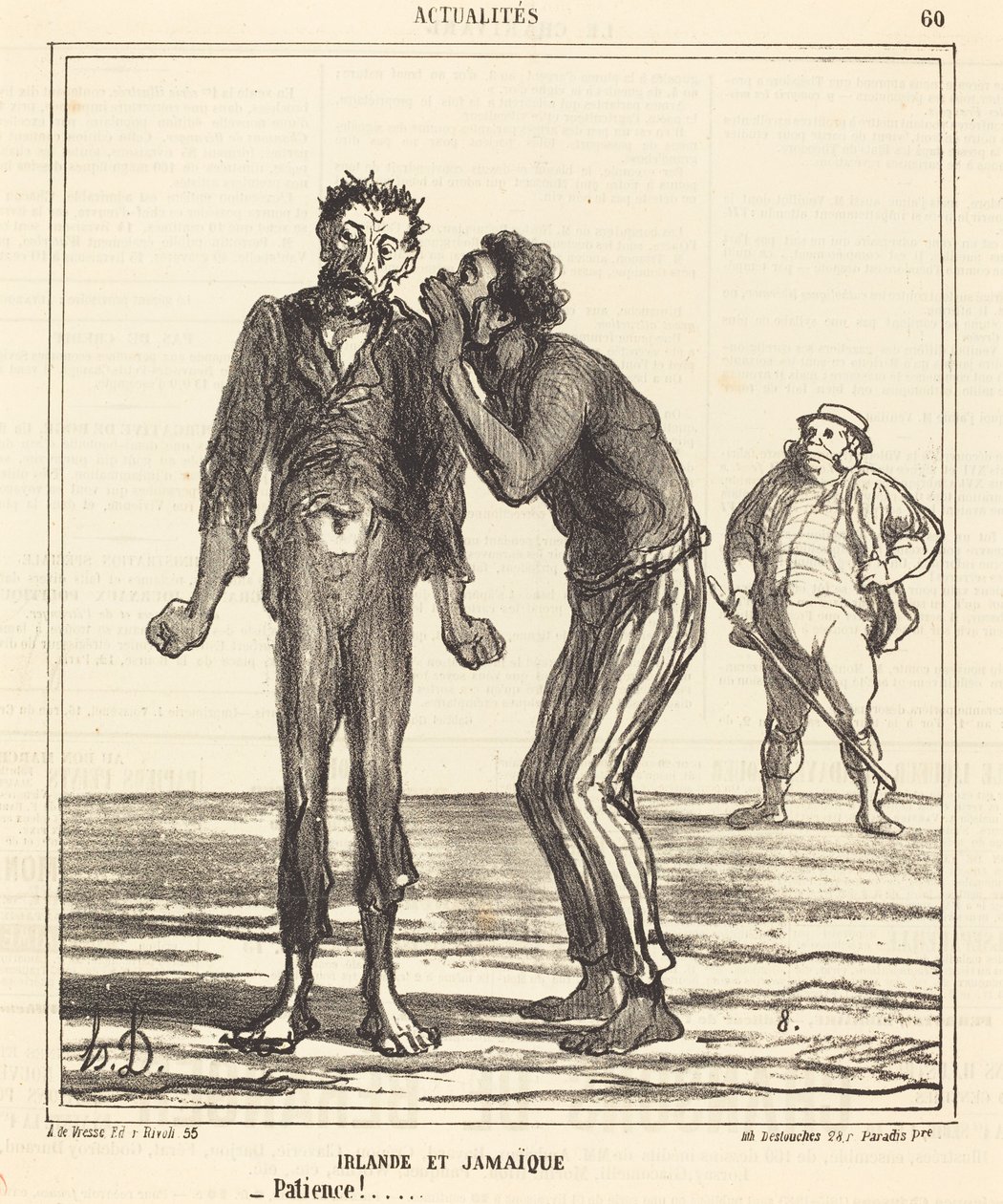 Irlande et Jamaïque - Patience!... - Honoré Daumier