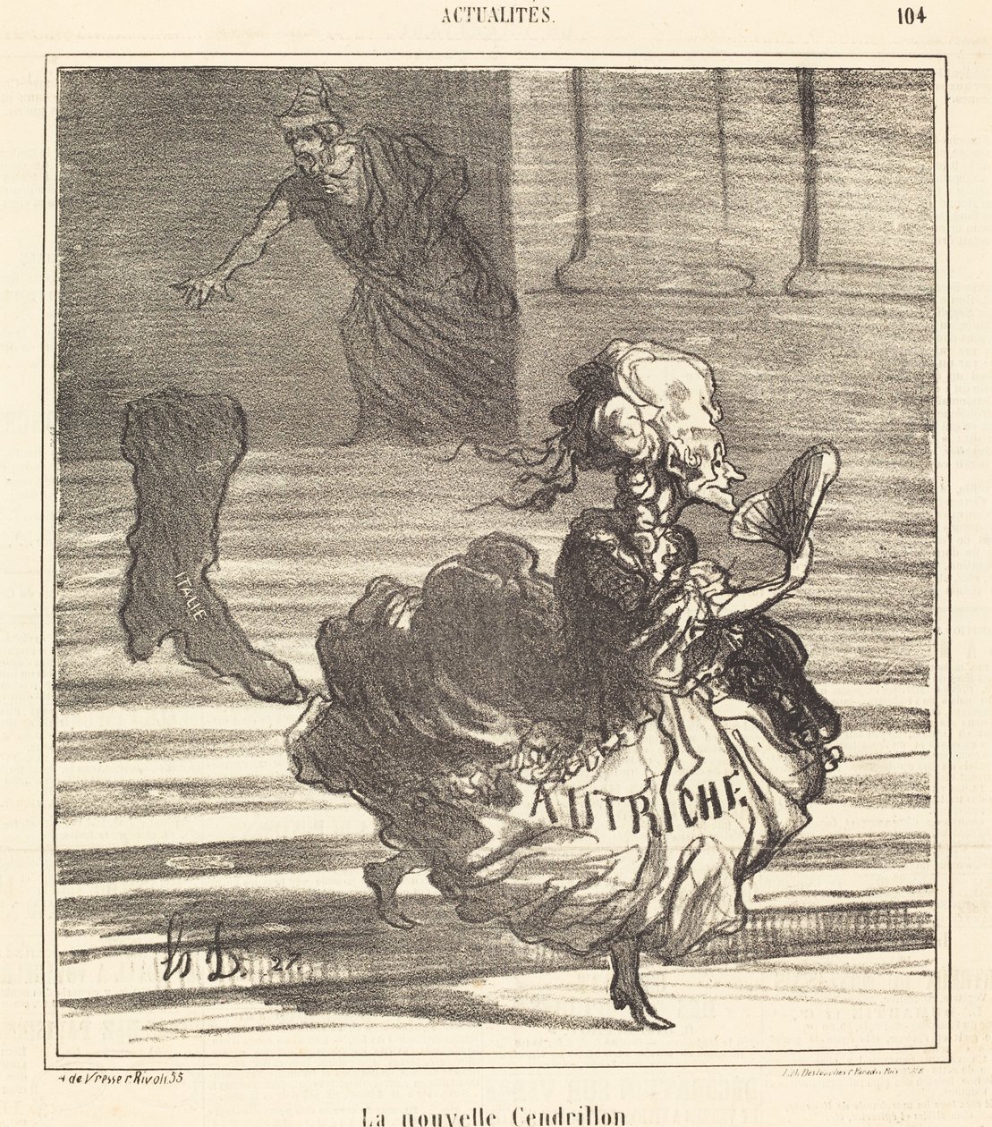 La Nouvelle Cendrillon - Honoré Daumier