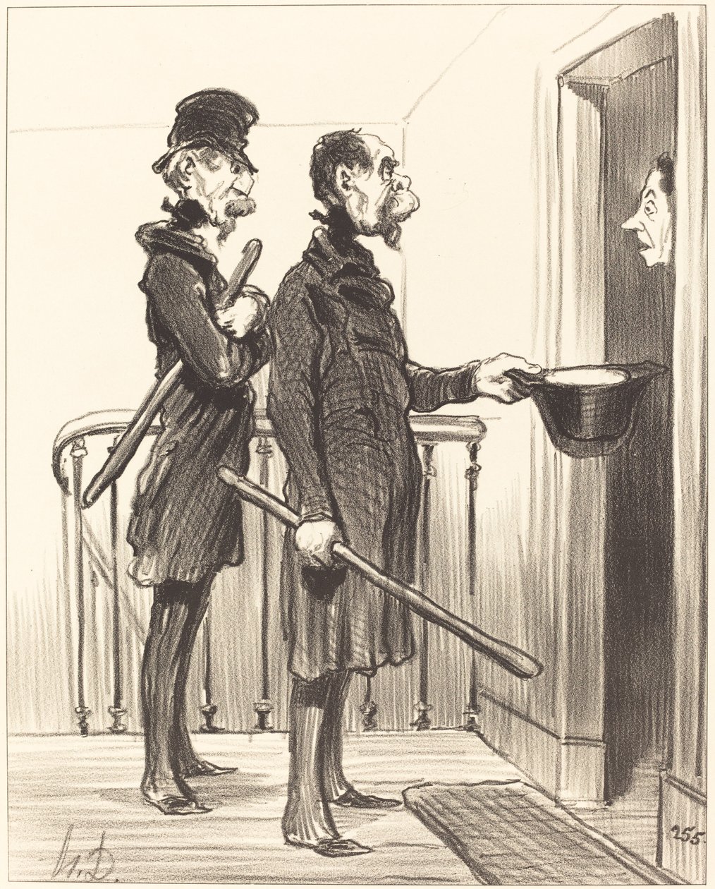 La Souscription Napoléonienne - Honoré Daumier