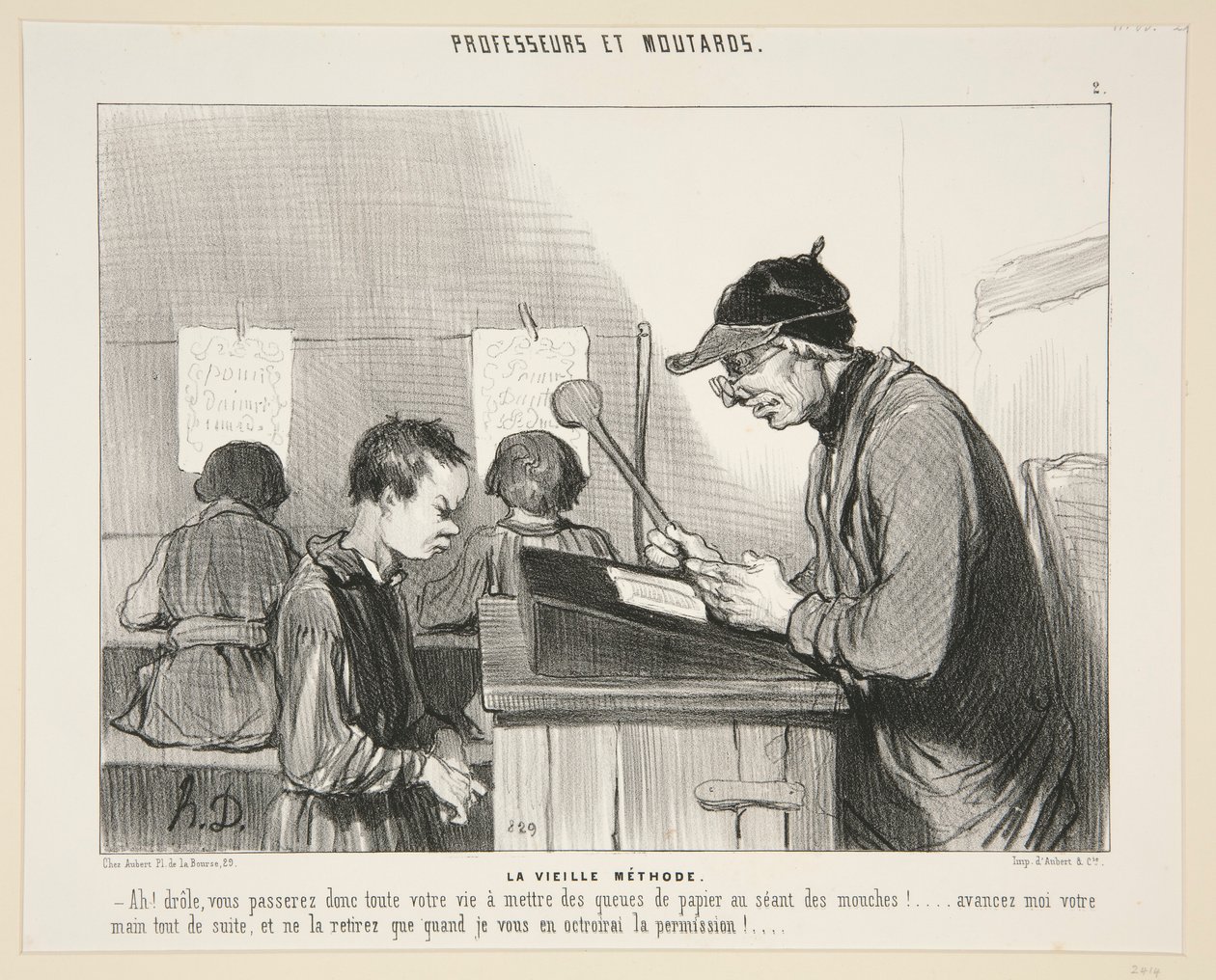 La Vieille M - Honoré Daumier