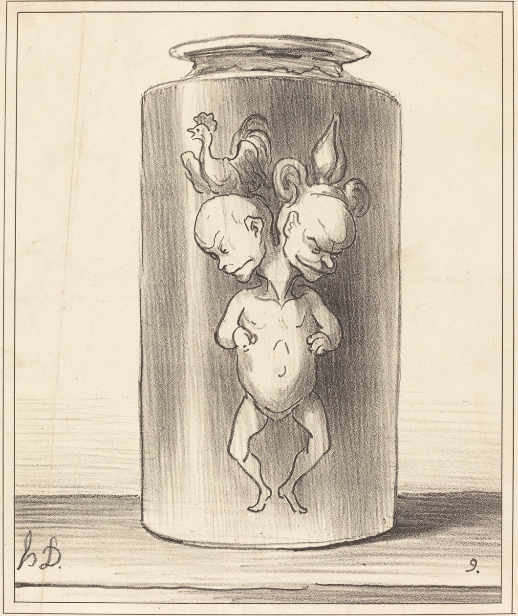 La fusion - Honoré Daumier