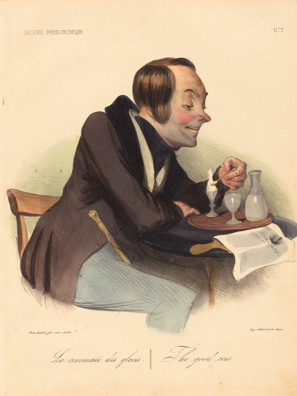 La renommée des glaces - Honoré Daumier