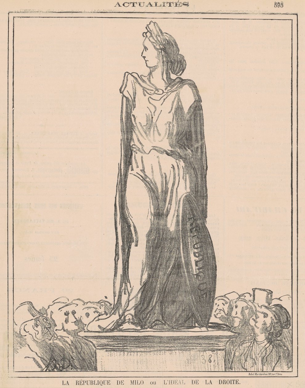 La république de Milo - Honoré Daumier