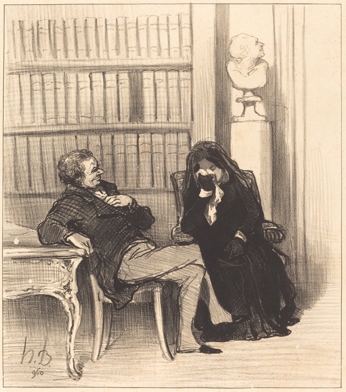 La veuve - Honoré Daumier