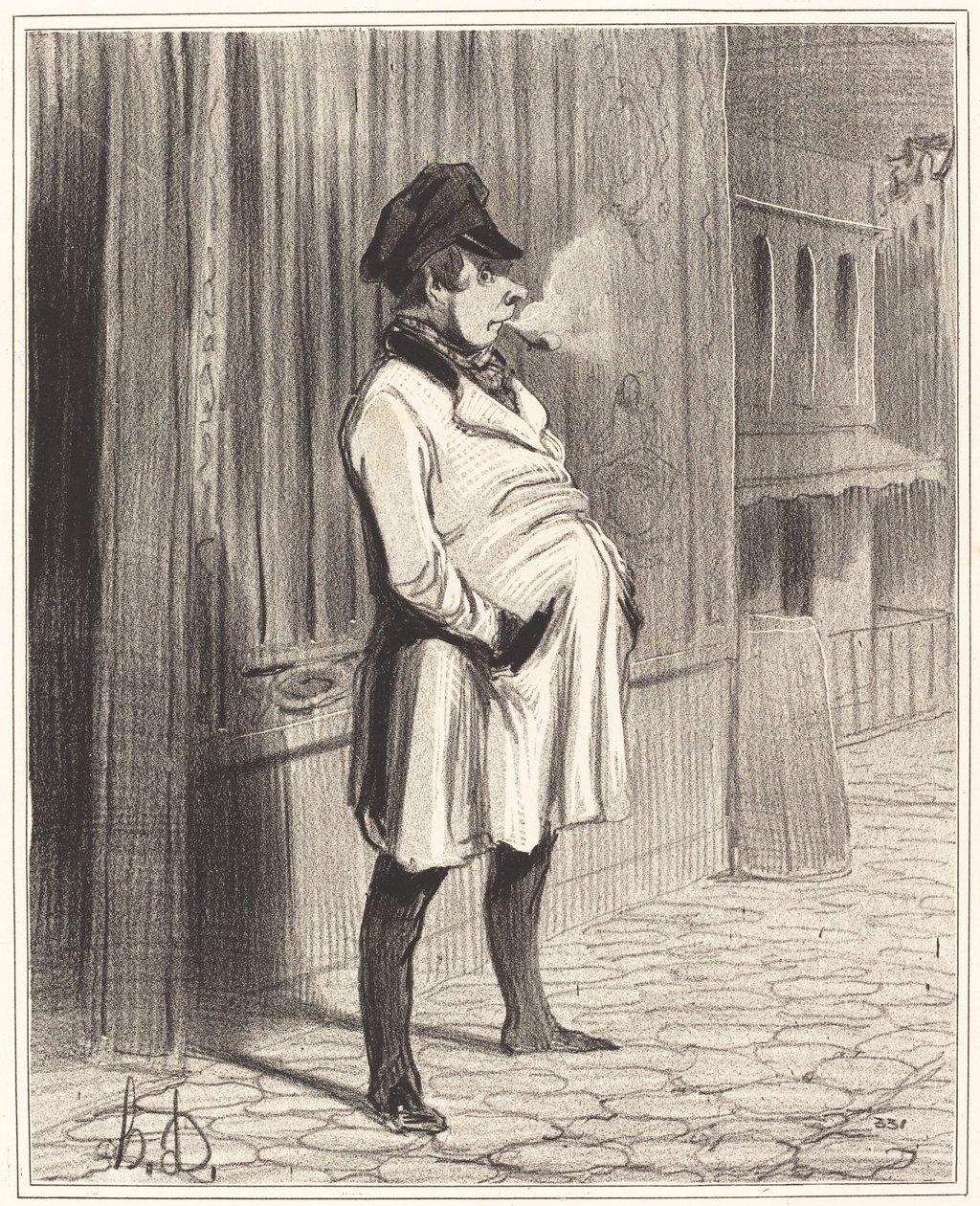 Le Claqueur - Honoré Daumier