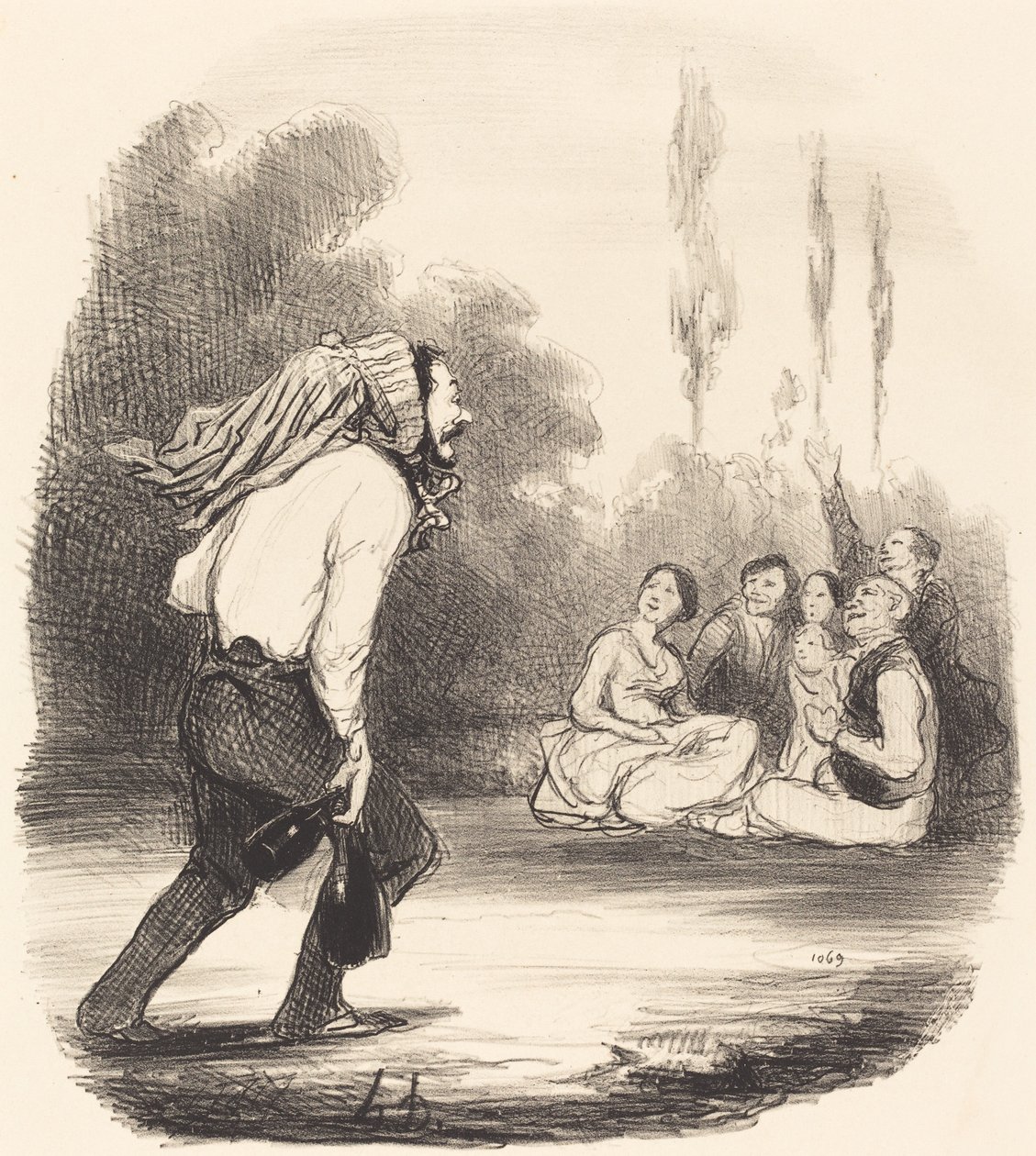 Le plus farceur de la société - Honoré Daumier