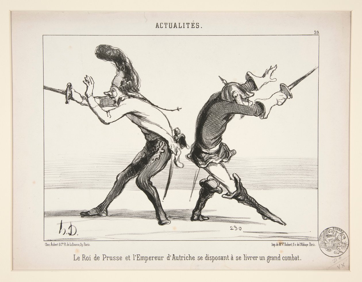 Le Roi de Prusse et l - Honoré Daumier