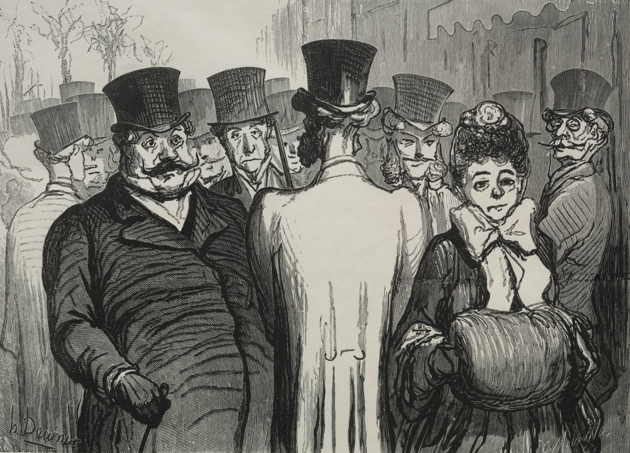 Le boulevard des Italiens - Honoré Daumier