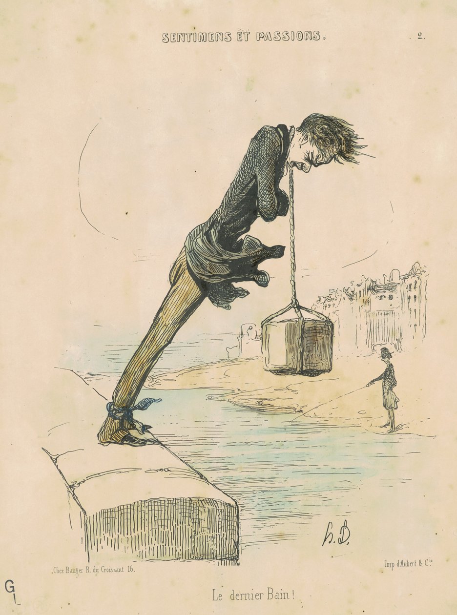 Le dernier bain! - Honoré Daumier