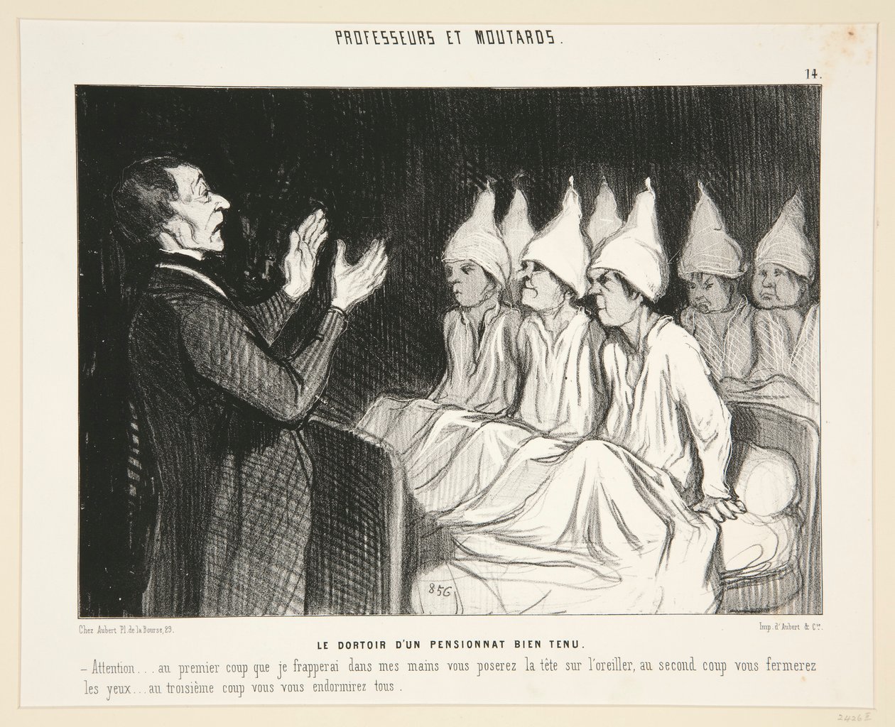 Le dortoir - Honoré Daumier