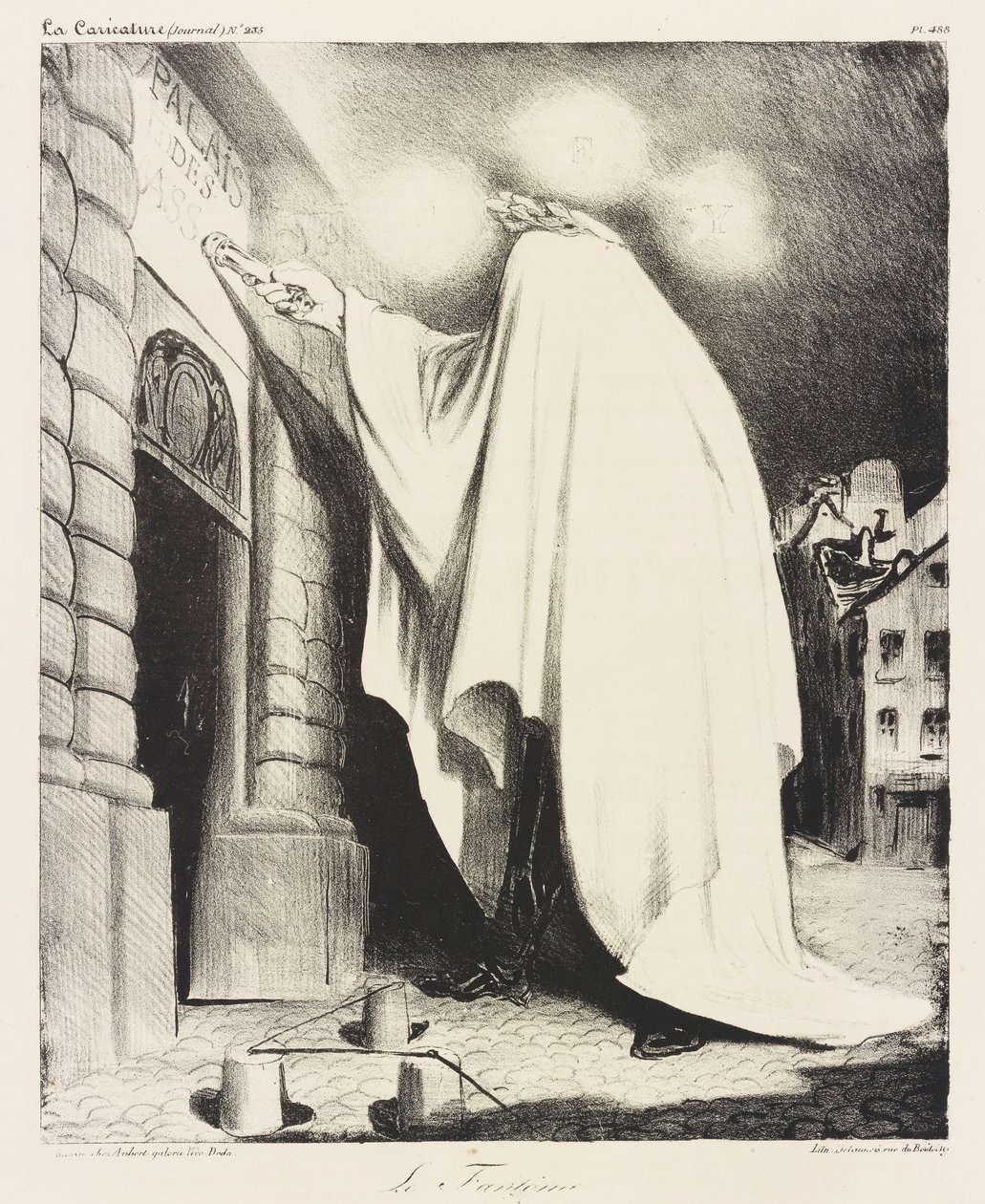Le fantôme - Honoré Daumier