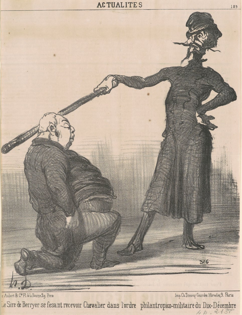 Le sire de Berryer Chevalier - Honoré Daumier