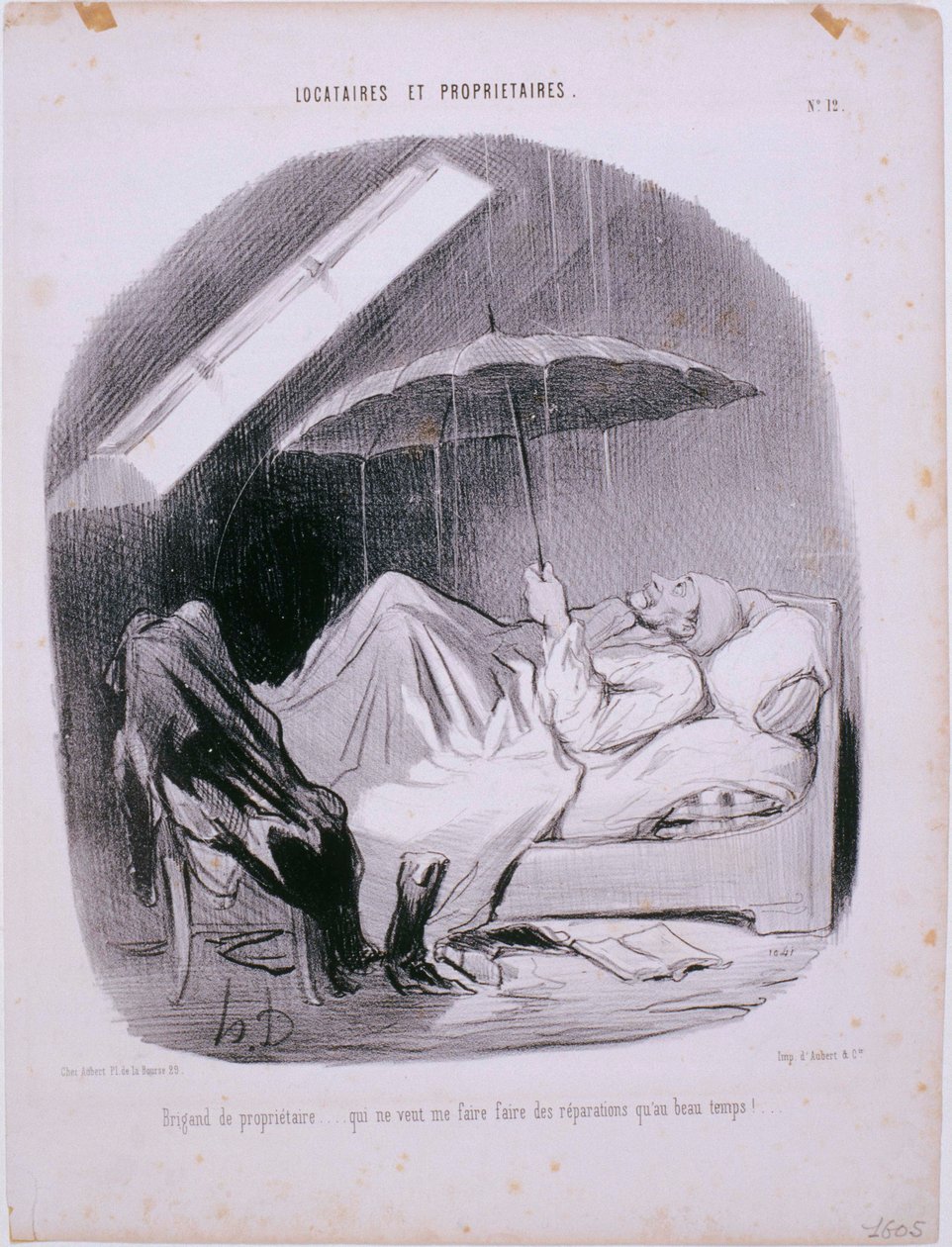 Locataires et Propriétaires - Honoré Daumier