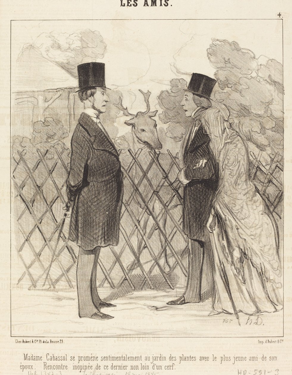 Madame Cabassol se promène... - Honoré Daumier