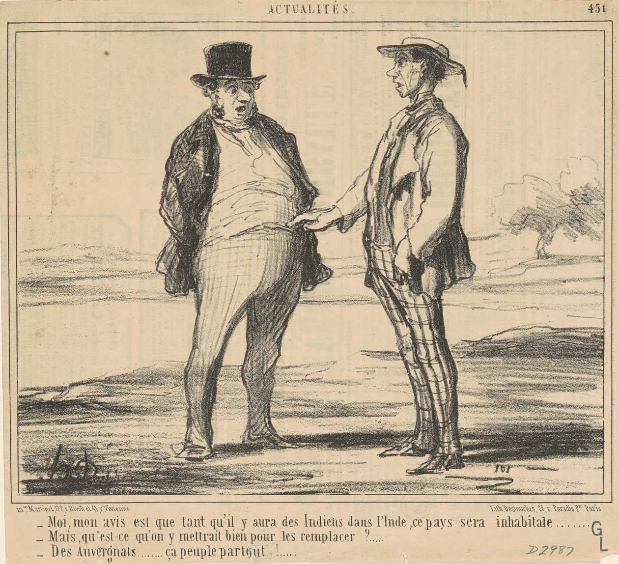 Mois, mon avis est - Honoré Daumier