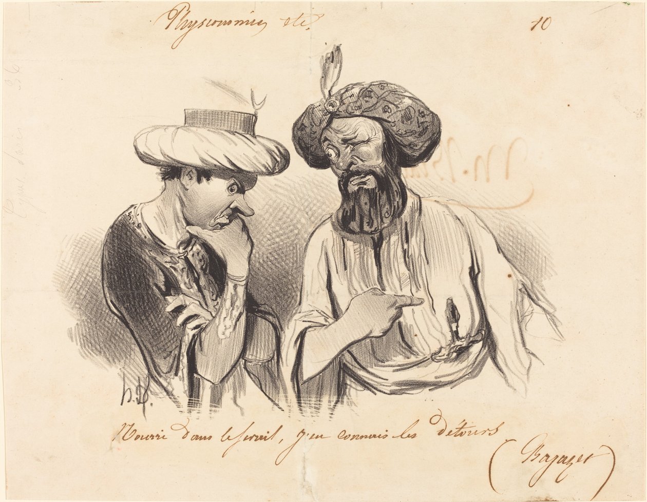 Nourri dans le sérail - Honoré Daumier