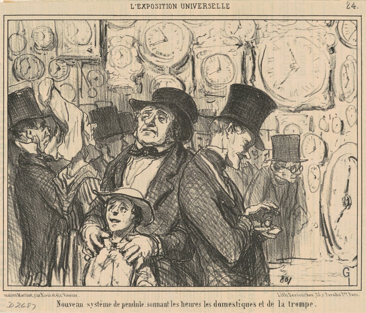 Nouveau système de pendule ... - Honoré Daumier