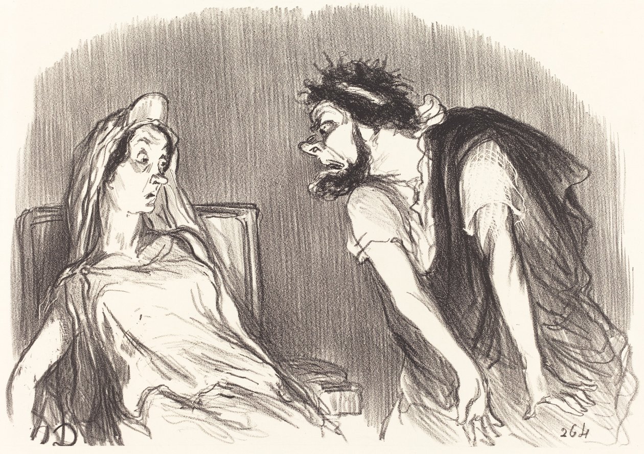 Œdipe - Honoré Daumier