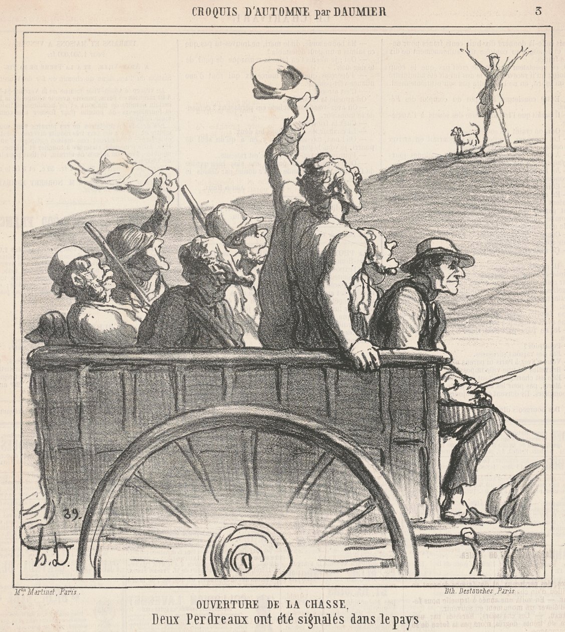 Ouverture de la chasse - Honoré Daumier