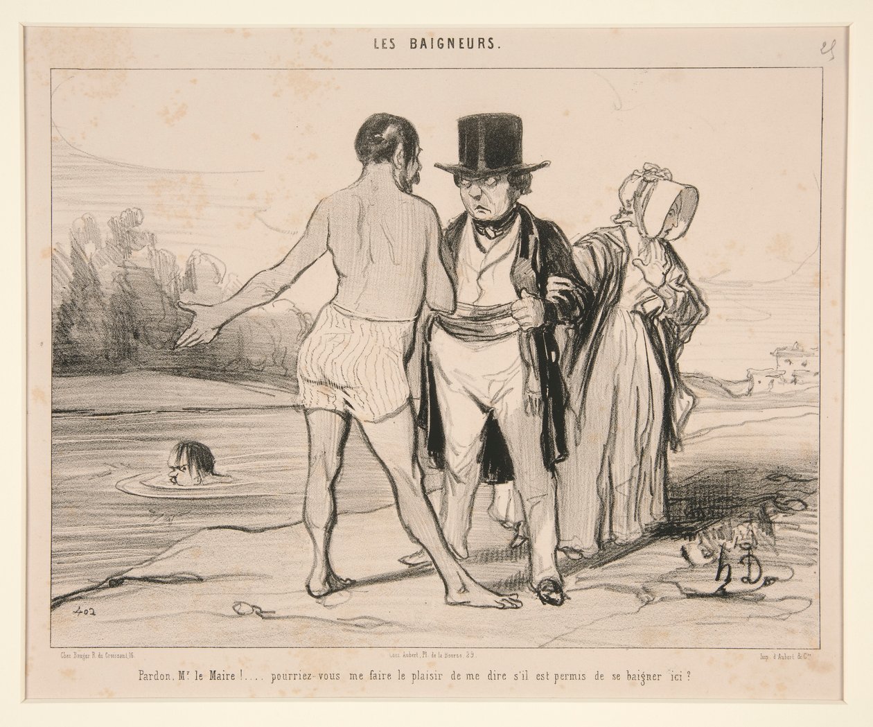 Pardon, M. le Maire! - Honoré Daumier