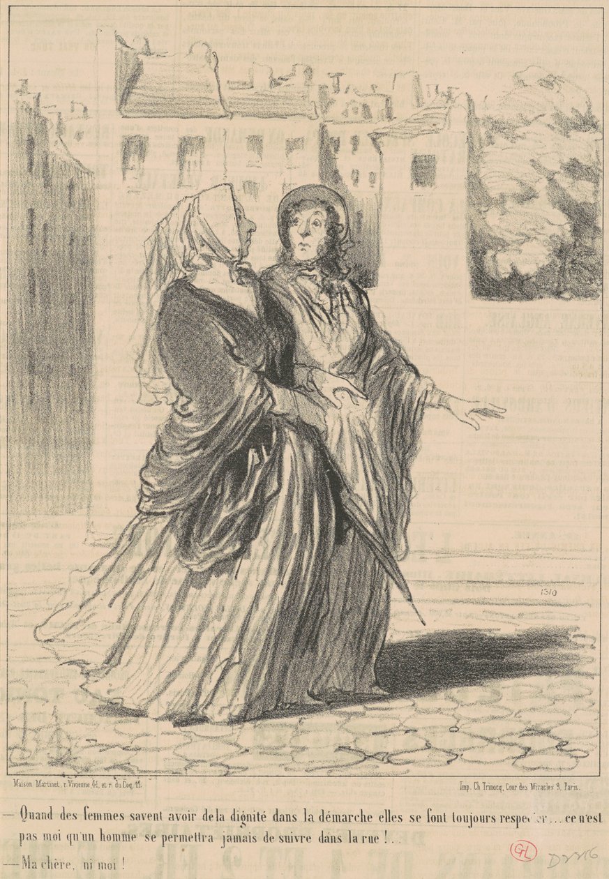 Quand des femmes savent avoir ... - Honoré Daumier