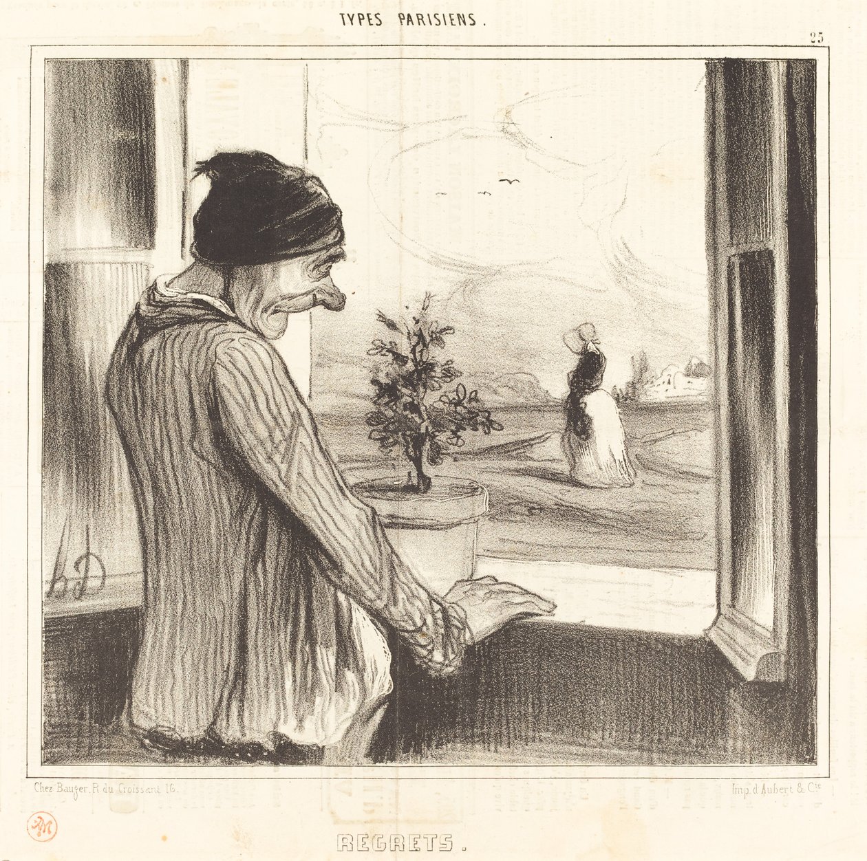 Regrets - Honoré Daumier