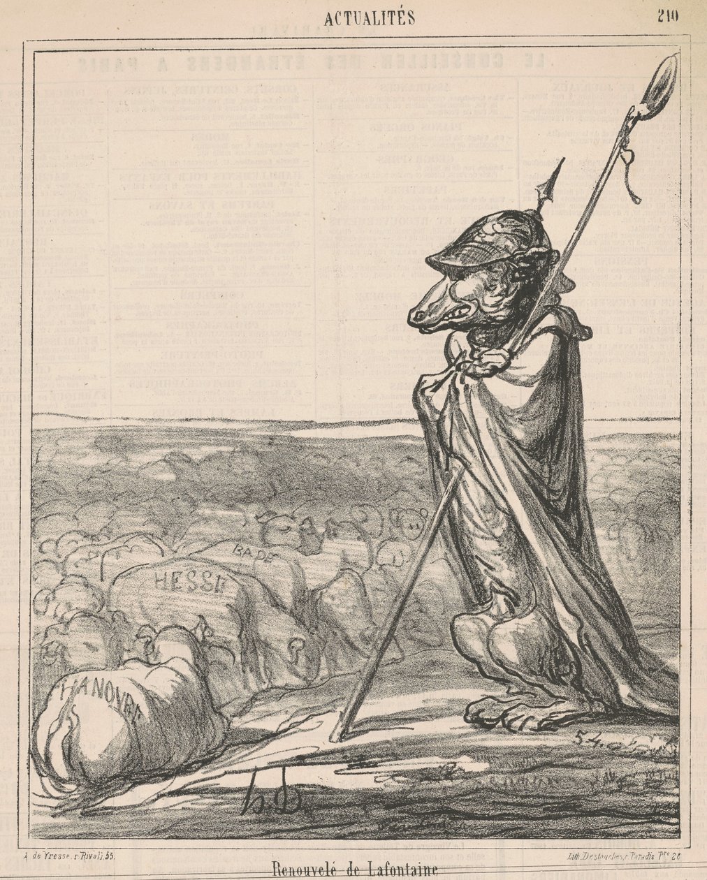 Renouvelée de la fontaine - Honoré Daumier