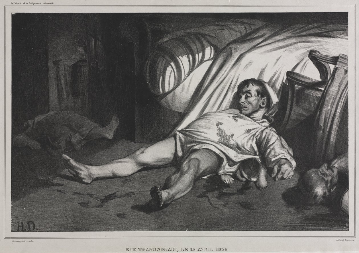 Rue Transnonain, 15 avril 1834 - Honoré Daumier
