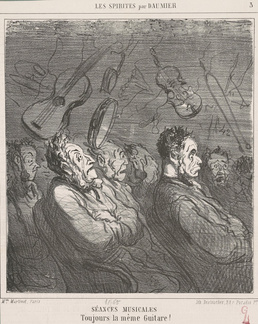 Séances musicales - Honoré Daumier