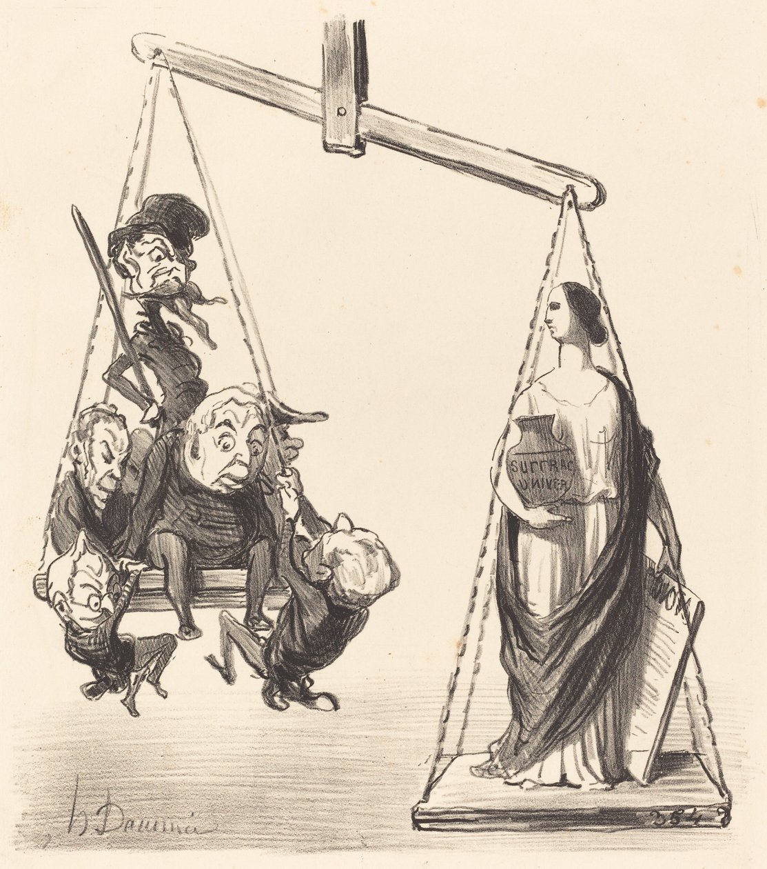 Suffrage universel - Honoré Daumier