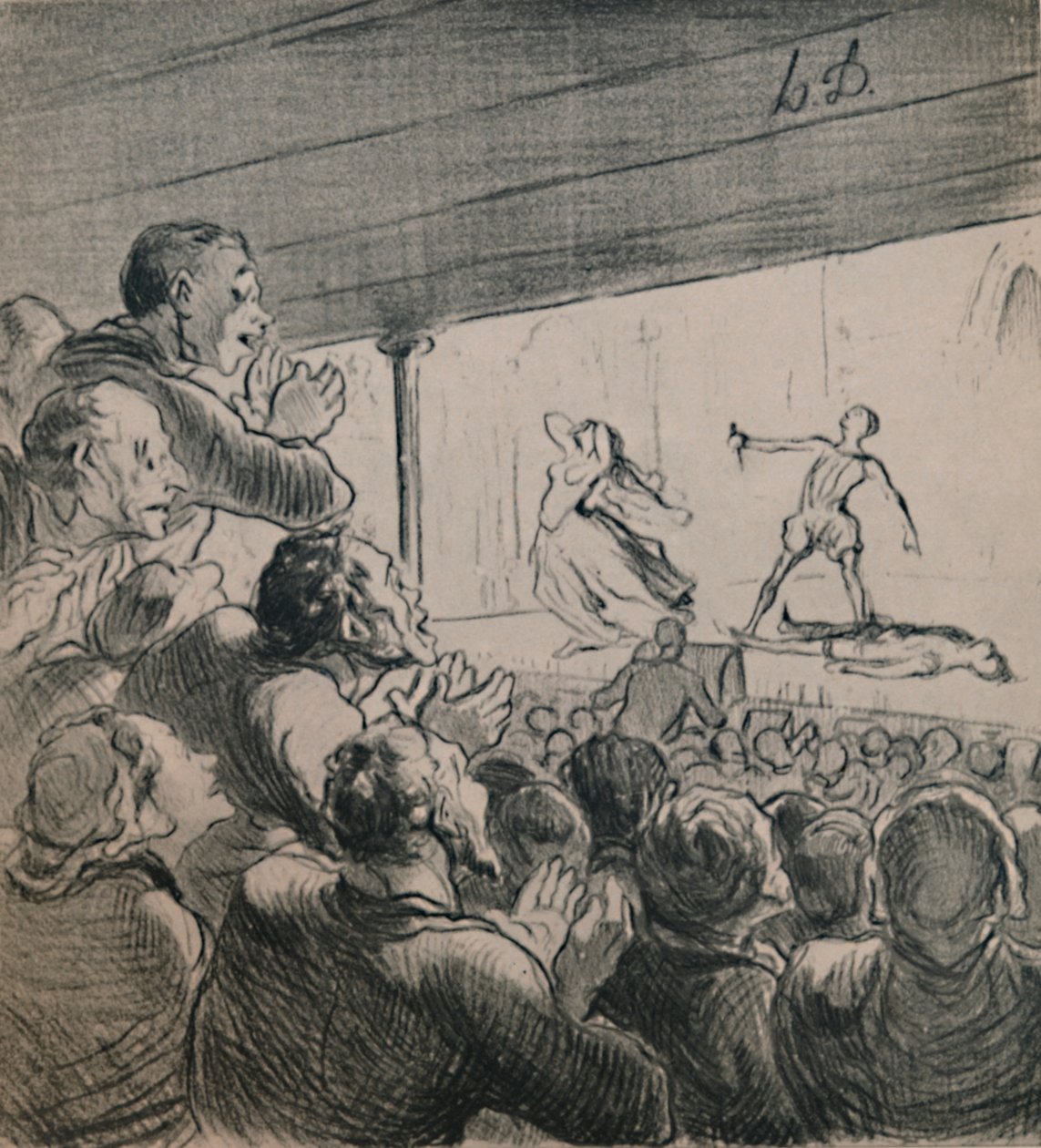 Le Drame, vers 1860, 1946 - Honoré Daumier
