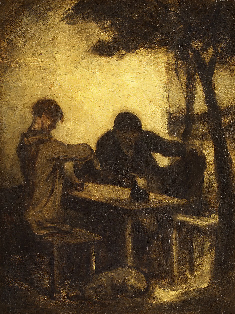 Les Buveurs - Honoré Daumier