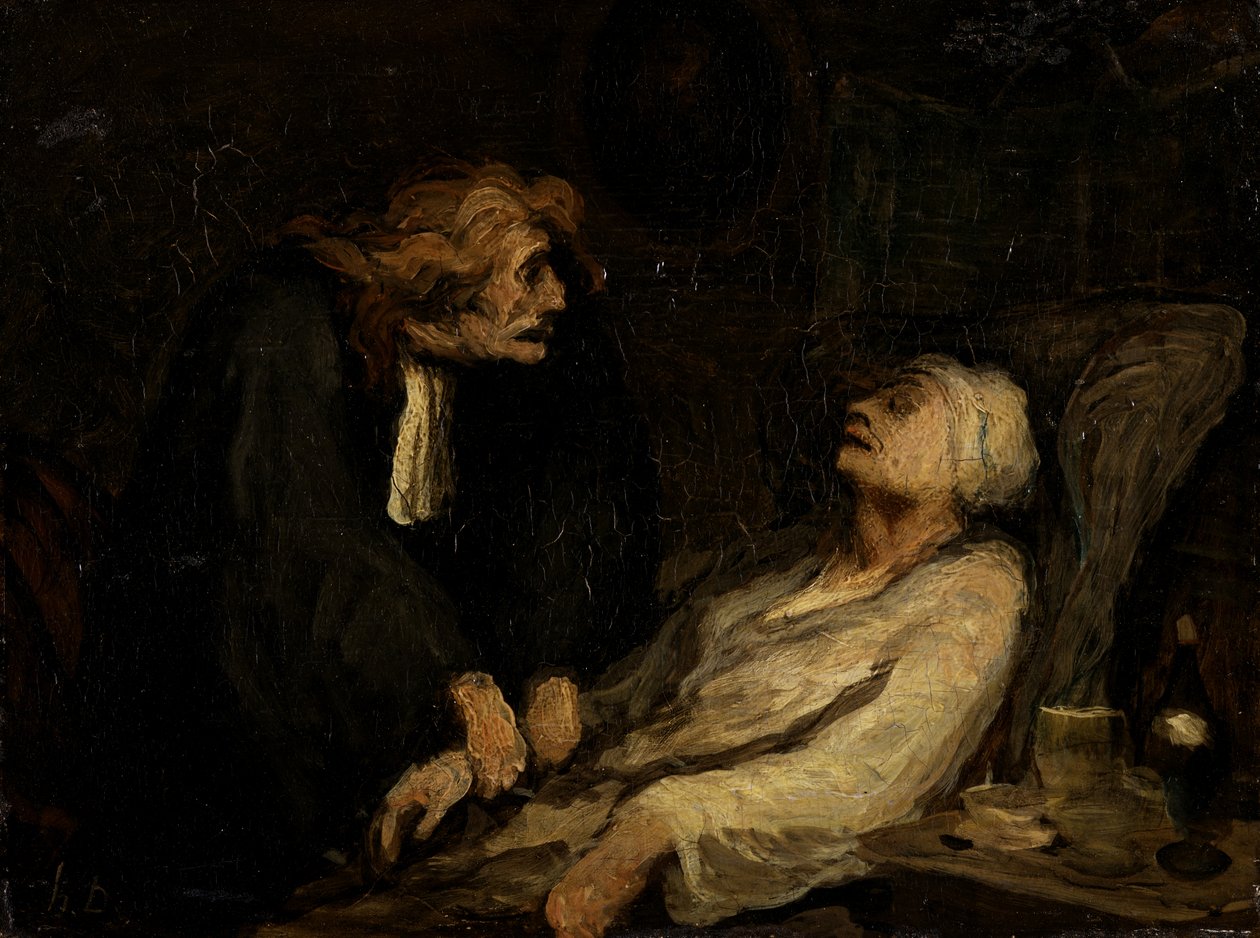 Le Malade imaginaire - Honoré Daumier