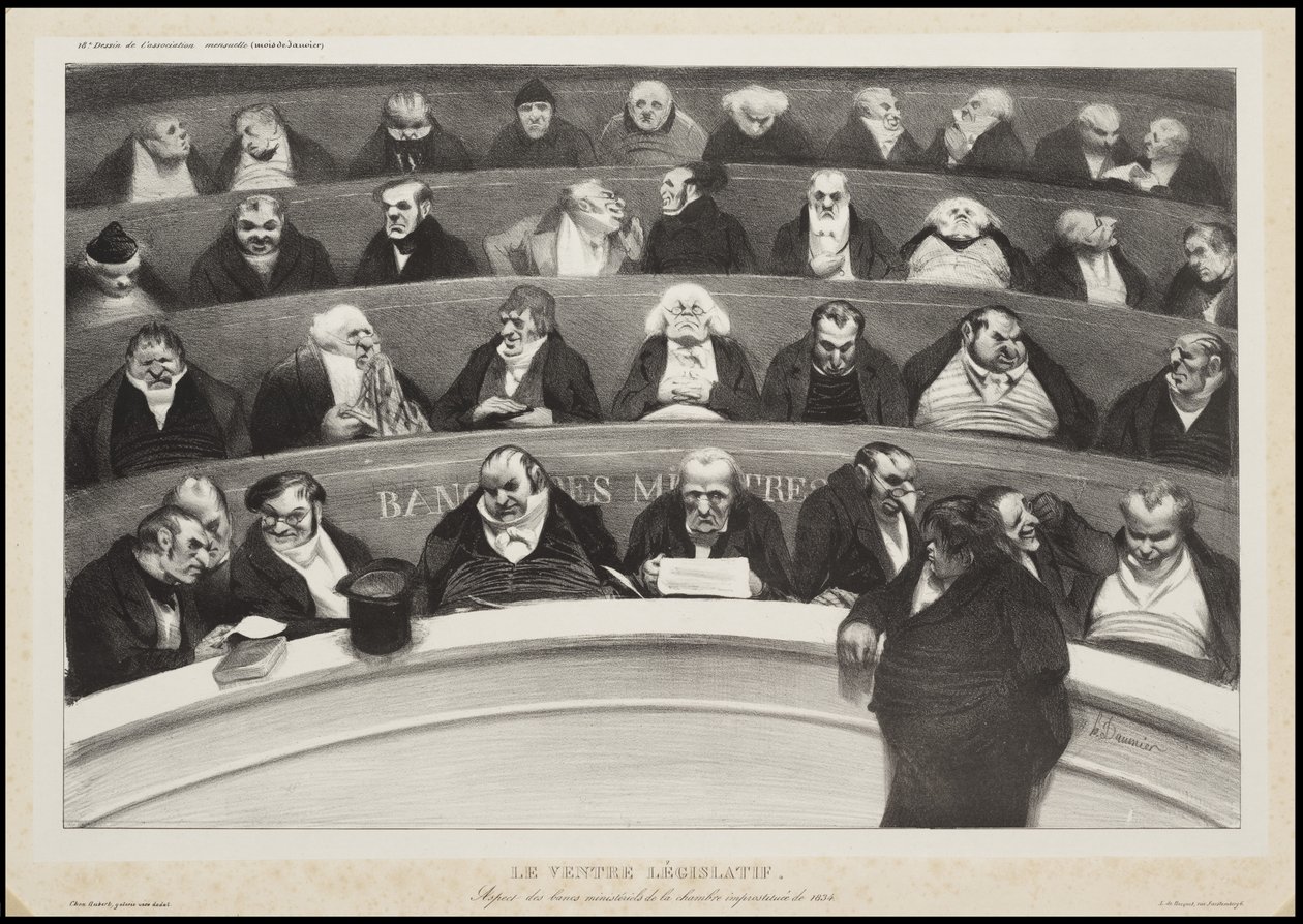 Le Ventre législatif - Honoré Daumier