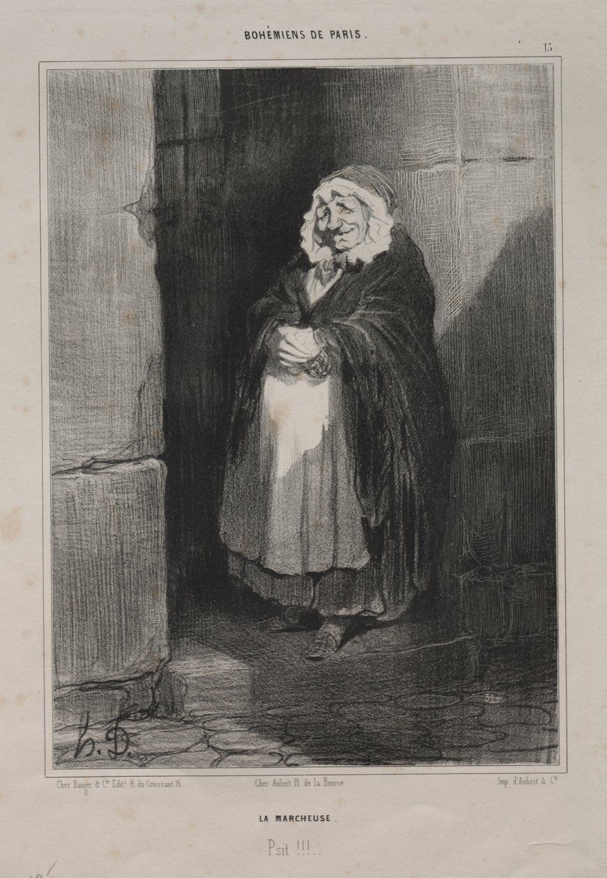 Le Piéton - Honoré Daumier