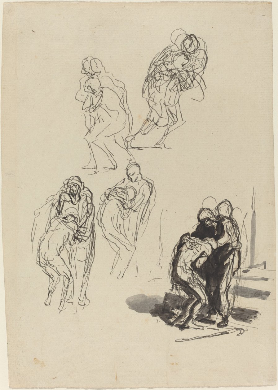 Le fils prodigue - Honoré Daumier